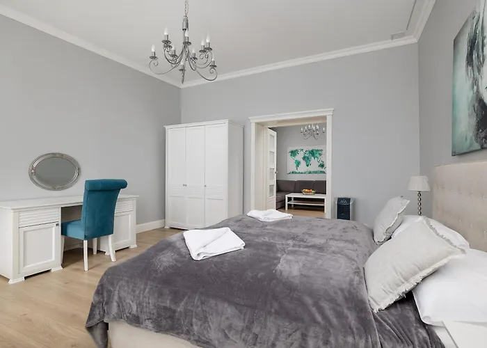 Stylish With River View And Desk For Remote Work In By Renters * Szczecin